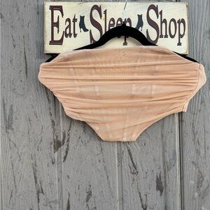 Women's Tan corset shirt